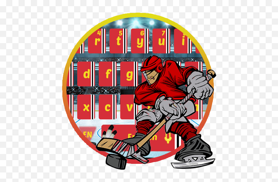 Chicago Hockey Keyboard Theme - Cartoon Emoji,Hockey Emojis For Android