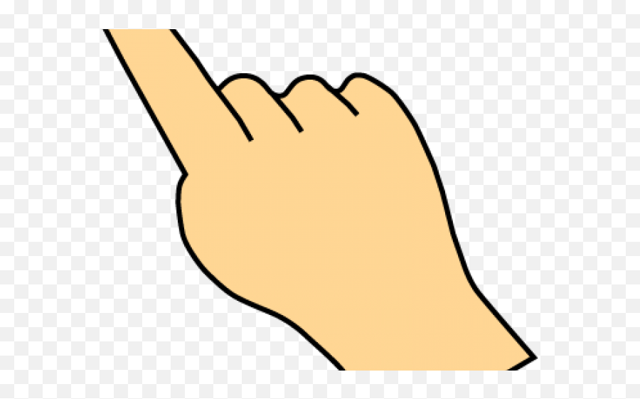 Finger Clipart Finger Click - Clip Art Emoji,Two Fingers Emoji