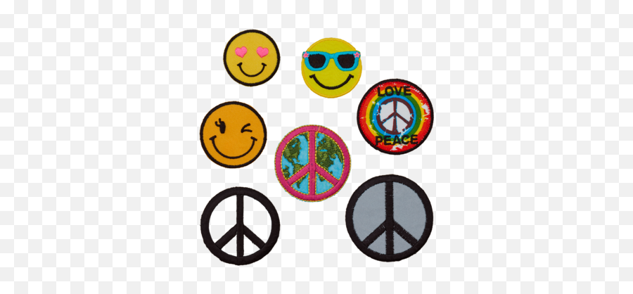 Motif Smiley Peacesign - Symbols Of Human Values Emoji,69 Emoticon