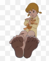 Penny Bare Feet Soles 10 Toes - Penny The Rescuers Cartoon Emoji,Emoji Toes