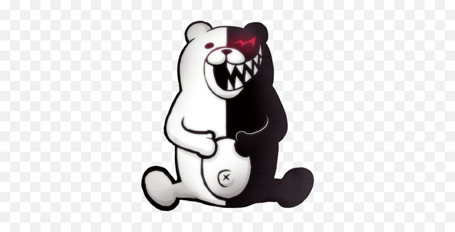 Monokuma Danganronpa - Danganronpa Monokuma Png Emoji,Monokuma Emoji