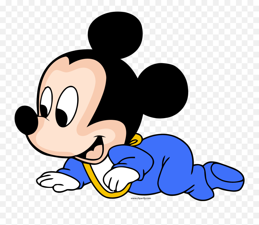 Disney Baby Mickey Crawl Clipart Png - Disney Babies Clip Art Emoji,Crawling Emoticon