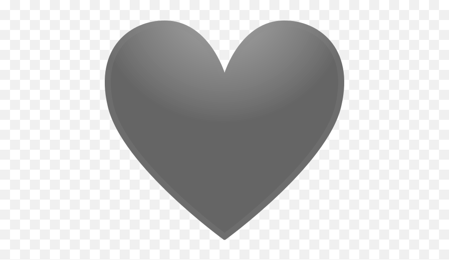 Black Heart Emoji - Transparent Black Heart Png,Black Crown Emoji