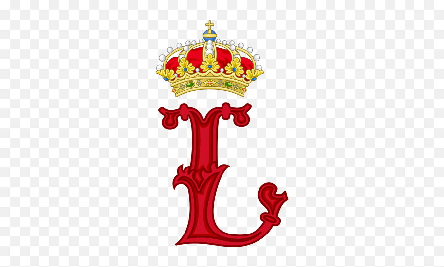 Royal Monogram Of Queen Letizia Of - Queen Letizia Monogram Emoji,King Queen Emoji