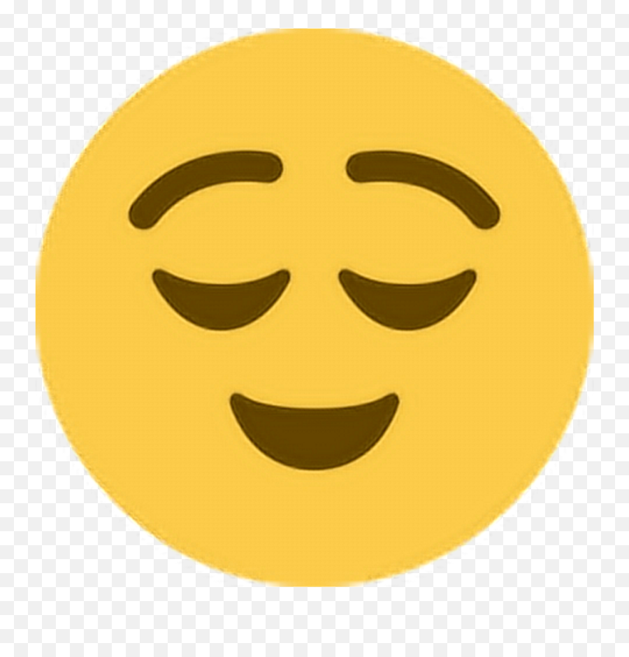 Smile Emoji Emoticon Face Expression - Relieved Emoji Twitter,Happy Emoji Face