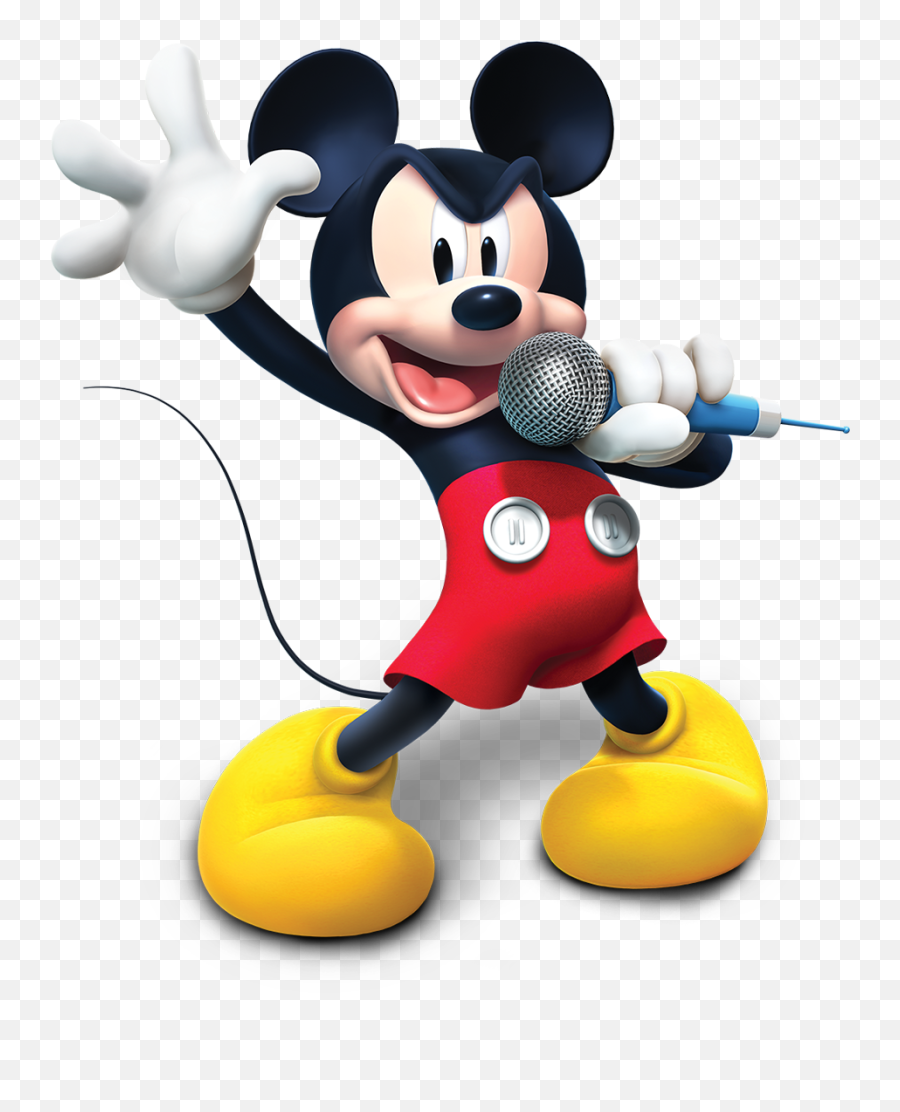 Mickey Mouse Clubhouse Sticker Book - Mickey Con Micrófono Emoji,Mickey Mouse Emoji