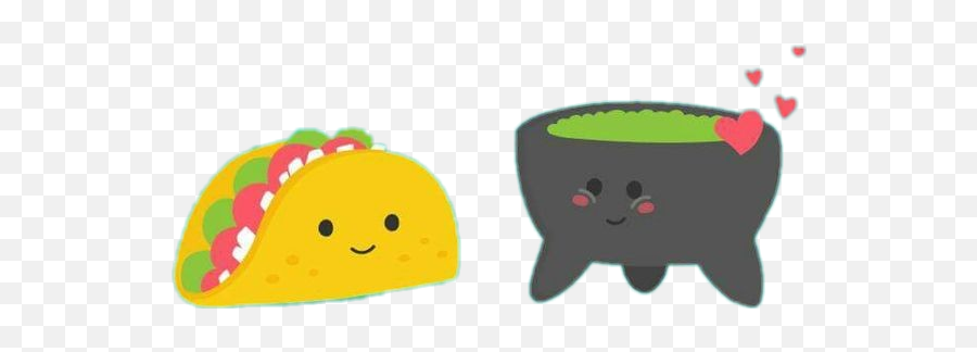 Popular And Trending Kawaii Taco Stickers On Picsart - Cartoon Emoji,Salsa Emoji