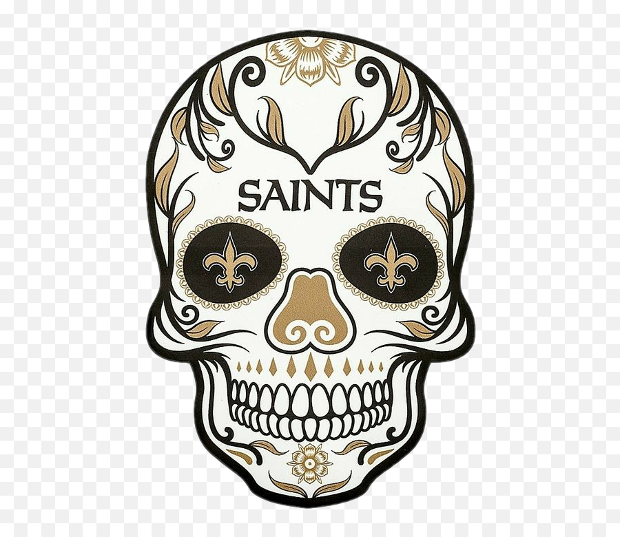The Newest Saints Stickers On Picsart - New Orleans Saints Dia De Los Muertos Emoji,Saints Emoji