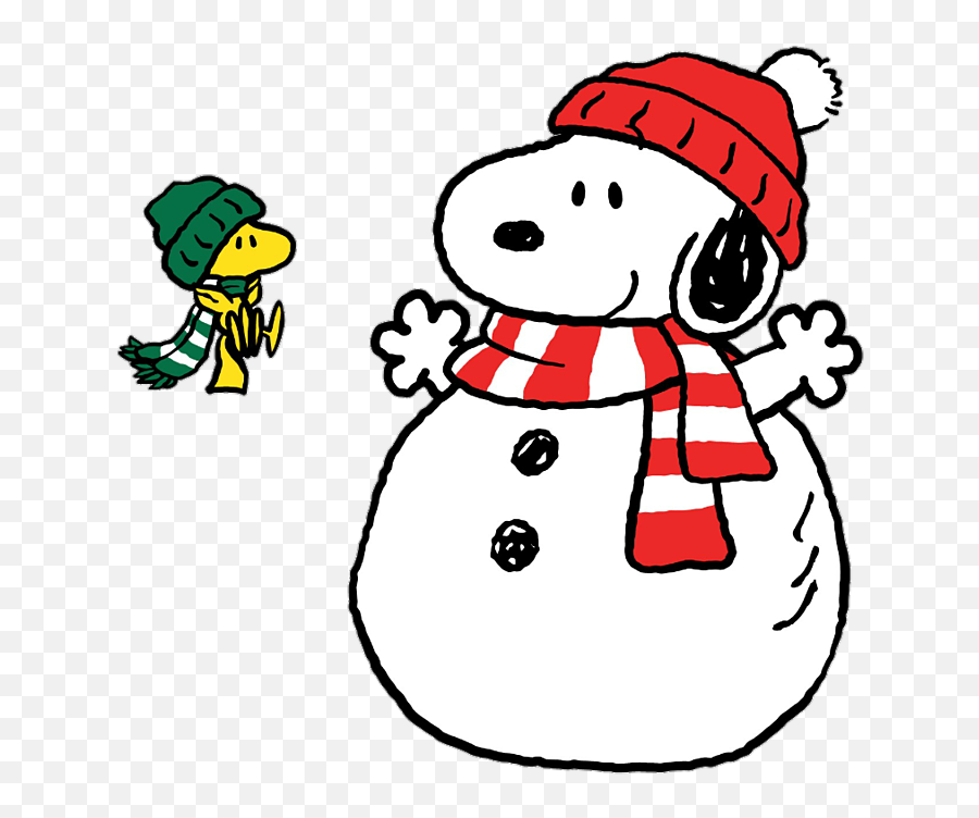 Snoopy Clipart Winter - Merry Christmas Snoopy Emoji,Peanuts Emoticons