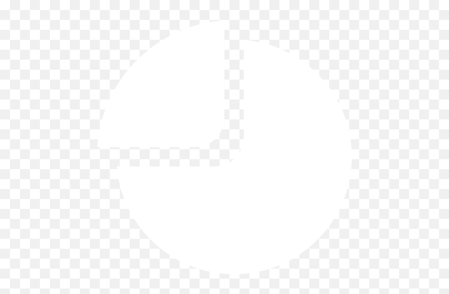 White Pie Chart 2 Icon - Free White Chart Icons Pie Chart Png White Emoji,Pie Emoticon