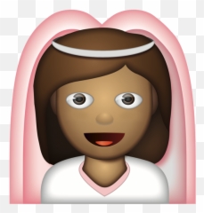 Emoji - Cartoon,Bride Emoji Png