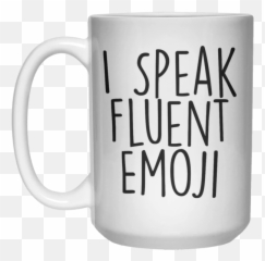 I Speak Fluent Emoji Mug Mug - Beer Stein,Beer Mug Emoji