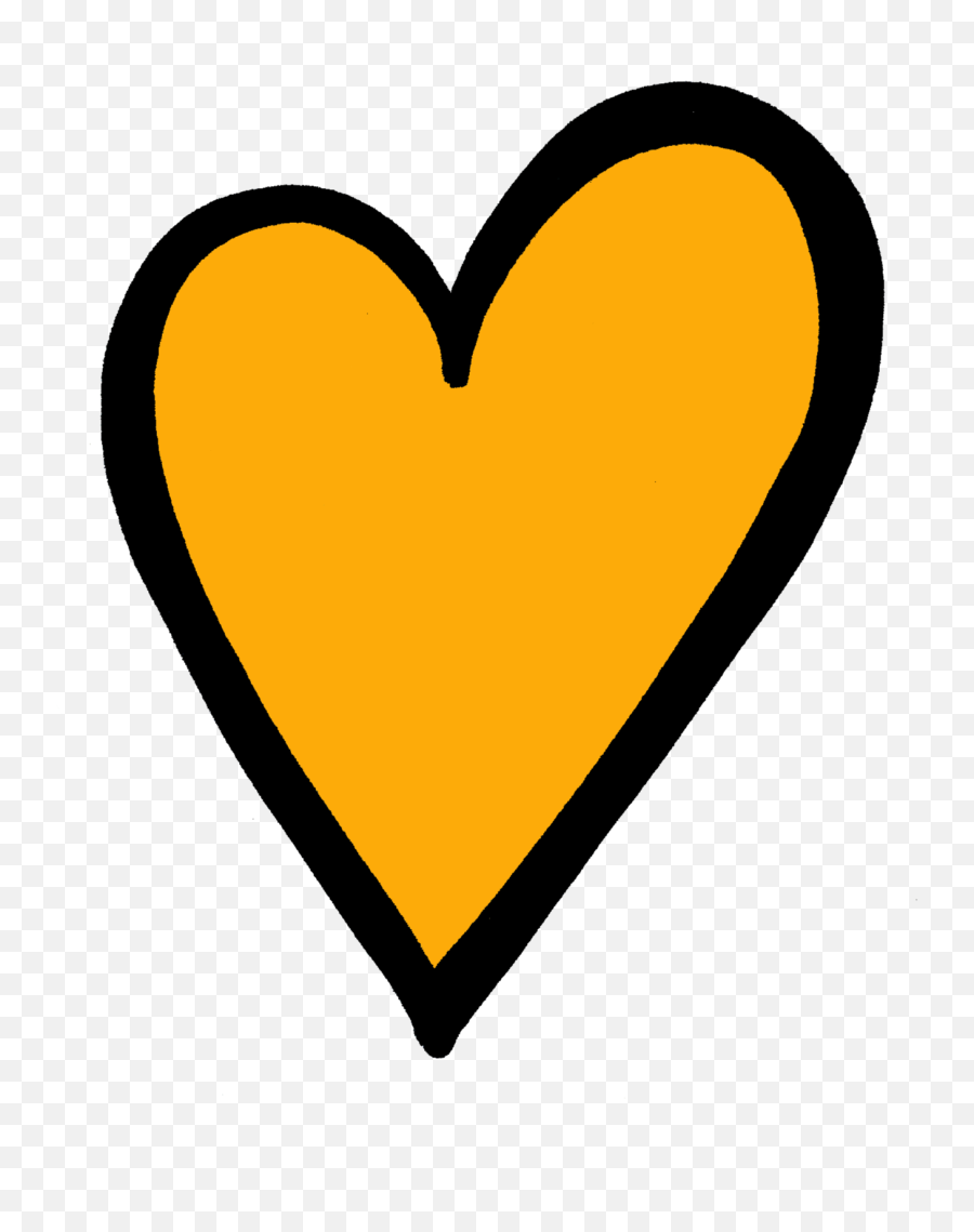 Color Pictures Clip Art Hearts Yellow Everything - Small Yellow Heart Png Emoji,Colored Heart Emoji