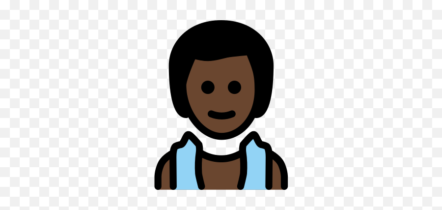 Dark Skin Tone Emoji - Human Skin Color,Black Man Shrug Emoji