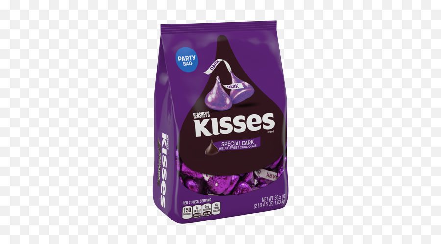 Dark Chocolate Candy Chocolate Candy - Kisses Dark Chocolate Emoji,Hershey Kiss Emoji