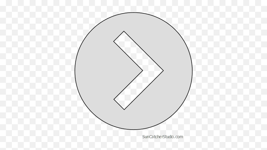 Arrow Icons Patterns Stencils Clipart Designs Right - Circle Emoji,Arrow Right Emoji