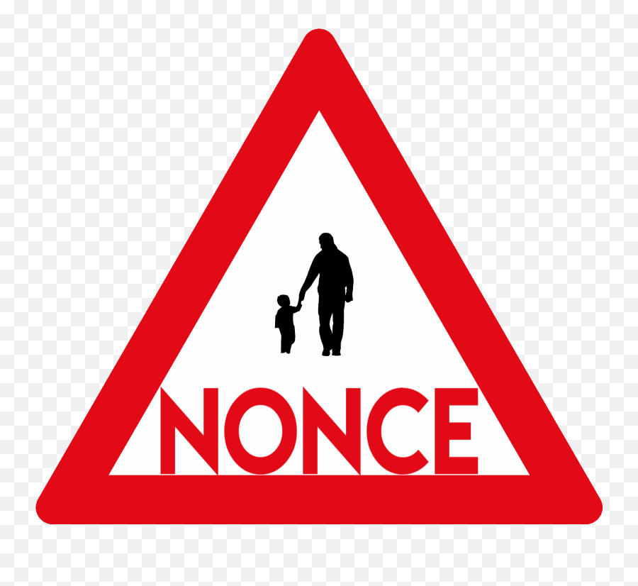 Nonce - Big Fat Strokey Nonce Emoji,Warning Emoji