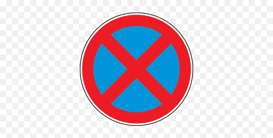 No Stopping Road Sign Sticker - No Stopping Sign Board Emoji,Stop Sign Emoticon