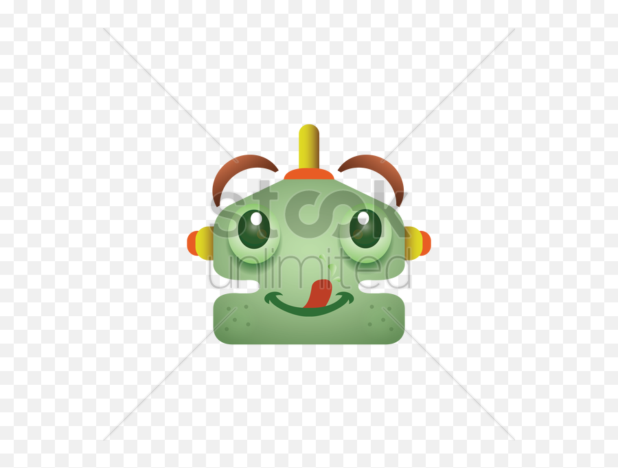 Hungry Robot Licking Lips Emoticon - Robot Emoji,Hungry Emoticon