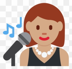 Twemoji2 1f469 - Man Singer Emoji,Lipstick Emoji
