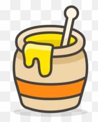 Honey Pot Free Icon Of 780 Free Vector Emoji - Honey Jar Cartoon Png,Honey Emoji