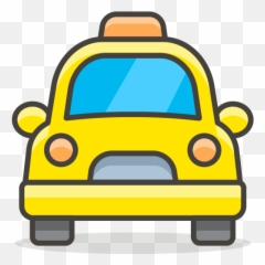 Taxi - Clip Art Emoji,Taxi Emoji