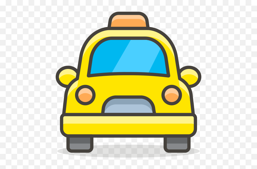 Taxi - Clip Art Emoji,Taxi Emoji