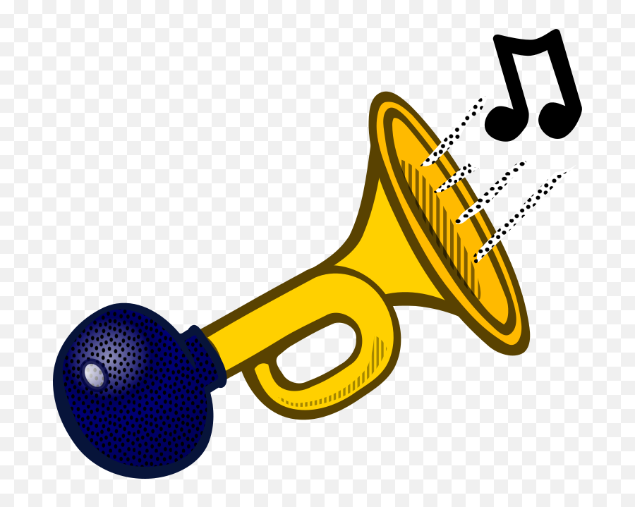 2410 Horn Free Clipart - Horn Clipart Emoji,French Horn Emoji