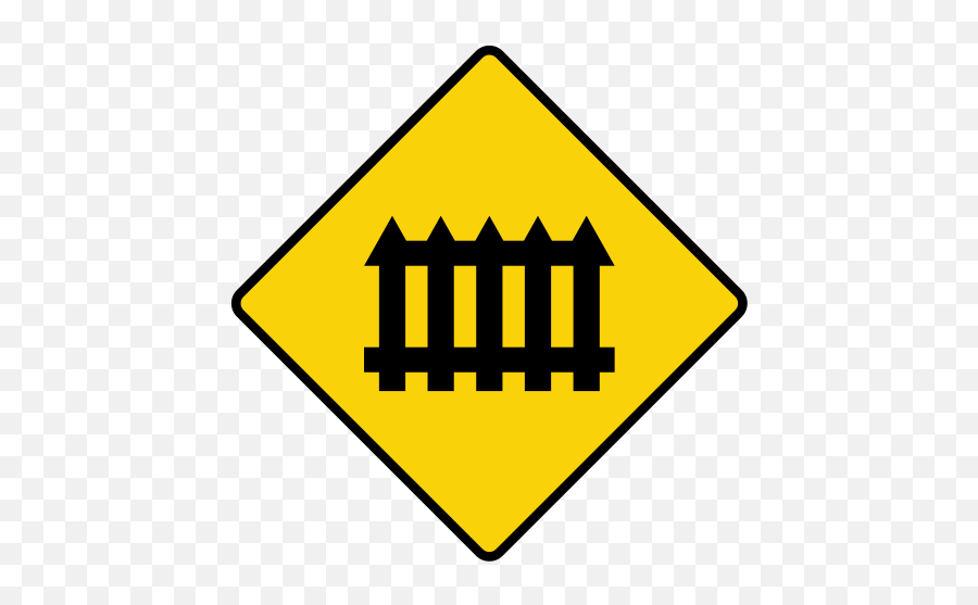 Vienna Convention Road Sign Ab - Railway Crossing Ahead Sign Emoji,Emoji Level 25