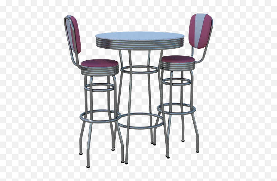 Table Chairs Parlor Ice - Transparent Png Ice Cream Parlor Table Emoji,How To Write Emojis On Pc