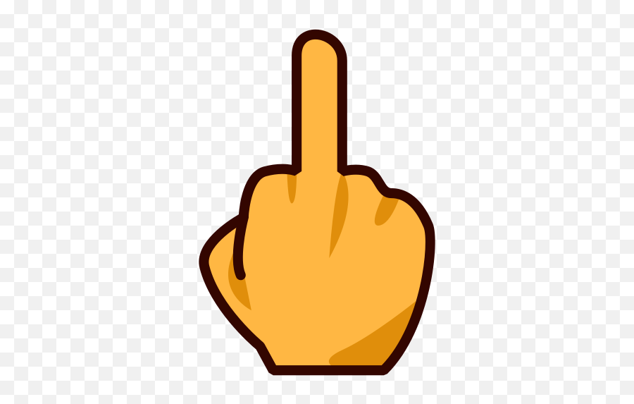 Reversed Hand With Middle Finger Extended Emoji For Facebook - Fuck You Emoji Png,Emoji Finger