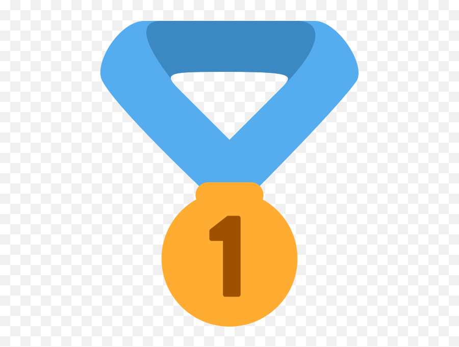 Twemoji2 1f947 - 1st Place Medal Clipart Emoji,Blue Verified Emoji