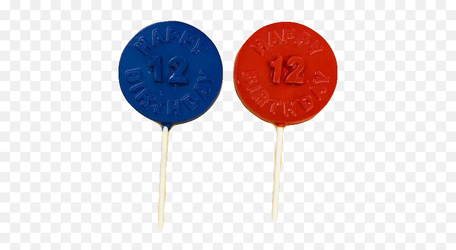 Custom Birthday Chocolate Lollipops - Lollipop Emoji,Emoji Lollipop Candy