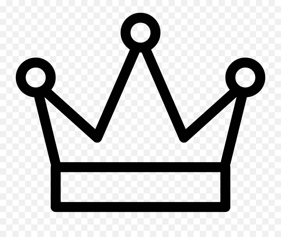 Download Black And White Crown Emoji - Fairytale Icon,Black Crown Emoji