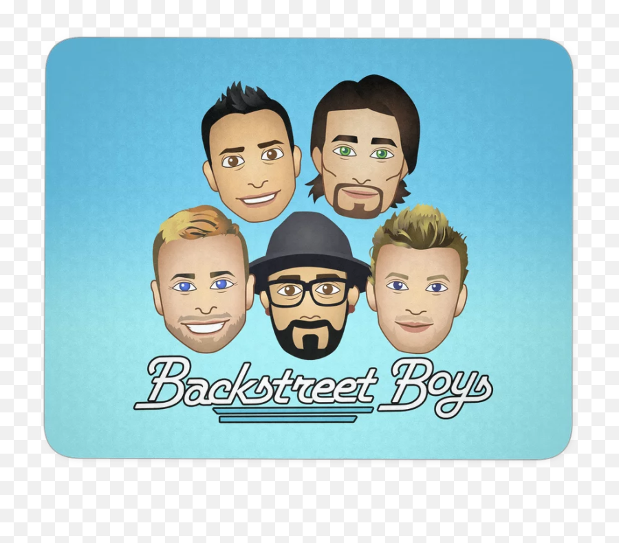 Bsb Emoji Mousepad - Backstreet Boys Funny Faces,Emoji Gifts