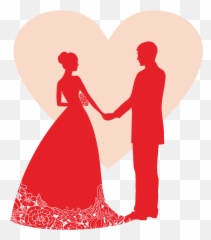 Wedding Invitation Reception - Couple Clipart Png Emoji