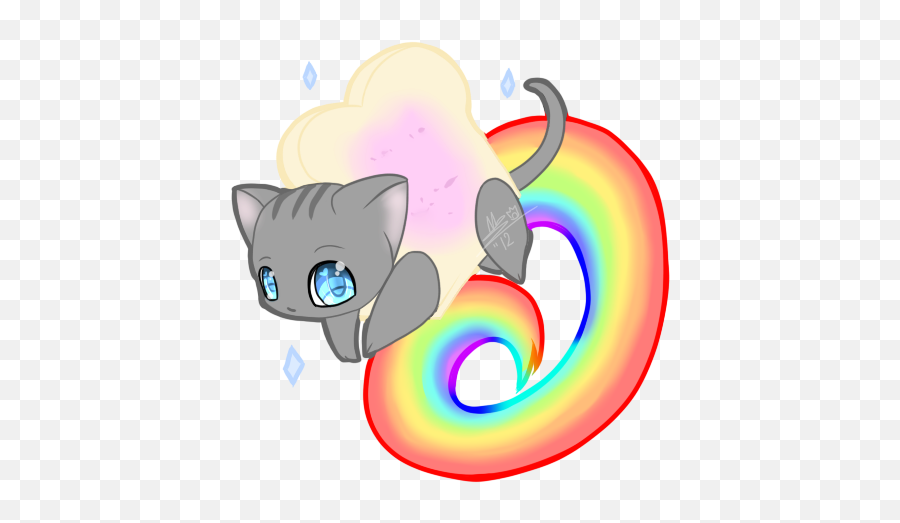 Cute Nyan Cat Drawing Emoji,Nyan Cat Emoji
