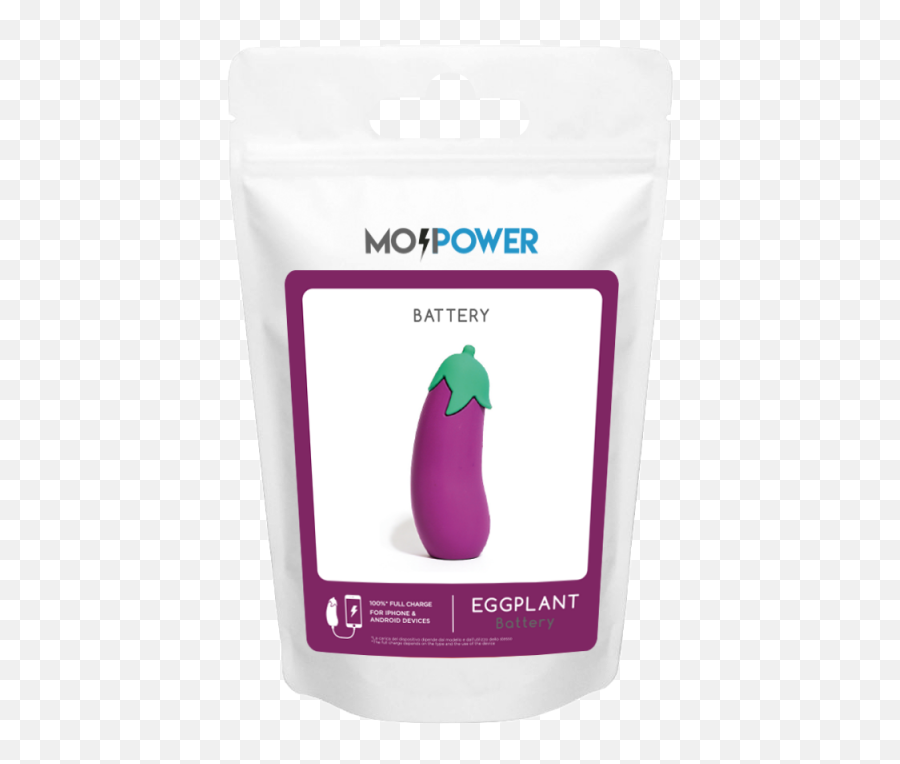 Mojipower Emoji Powerbanks Eggplant - Plastic,Eggplant Emoji Android