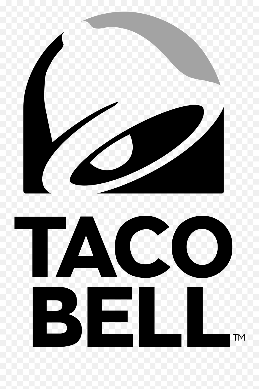 Taco Bell Clipart Black And White - Poster Emoji,Taco Emoji Transparent