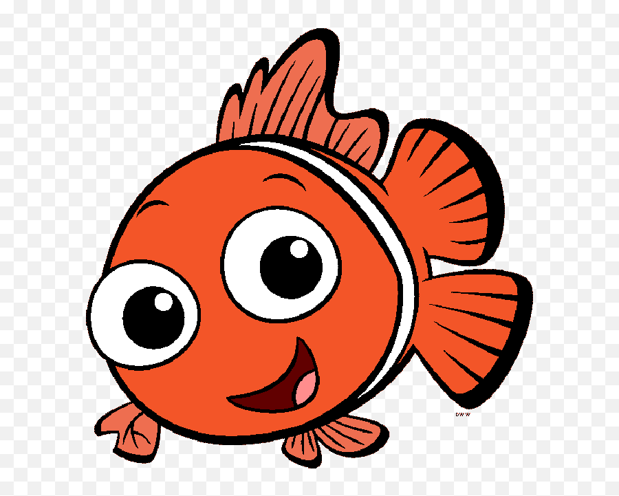 Cute Nemo Fish Clipart - Nemo Clipart Emoji,Puffer Fish Emoji