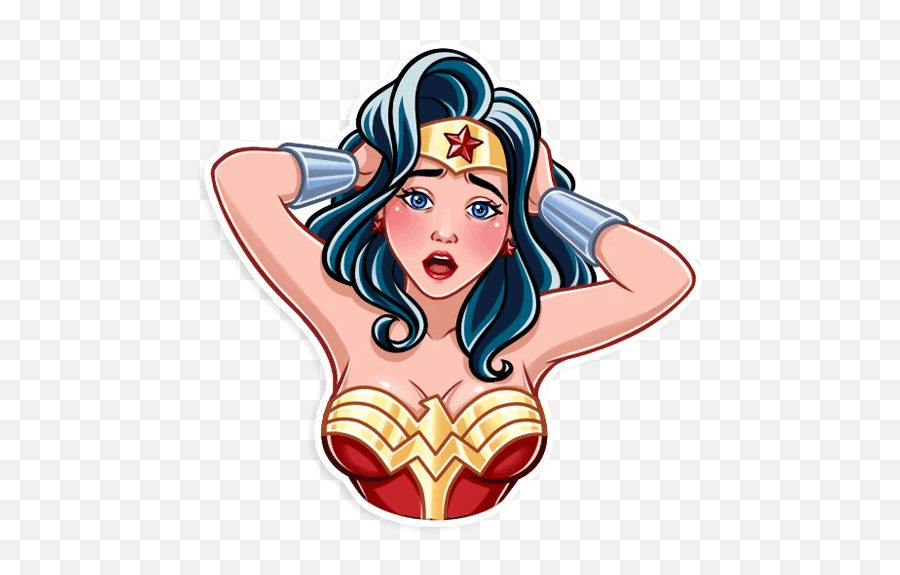 Pin - Wonder Woman Stickers Whatsapp Emoji,Wonder Woman Emoji