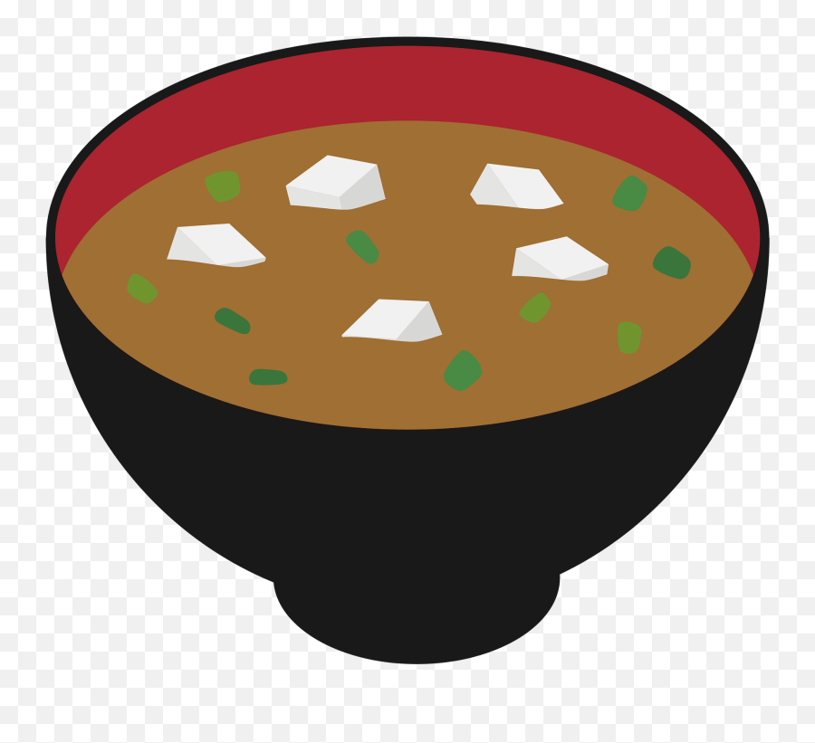 Soup Clipart - Miso Soup Cartoon Png Emoji,Tofu Emoji