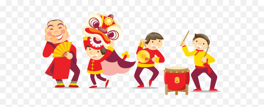 Festive Performances Lion Dance - Lion Dance Performance Png Emoji,Red Envelope Emoji