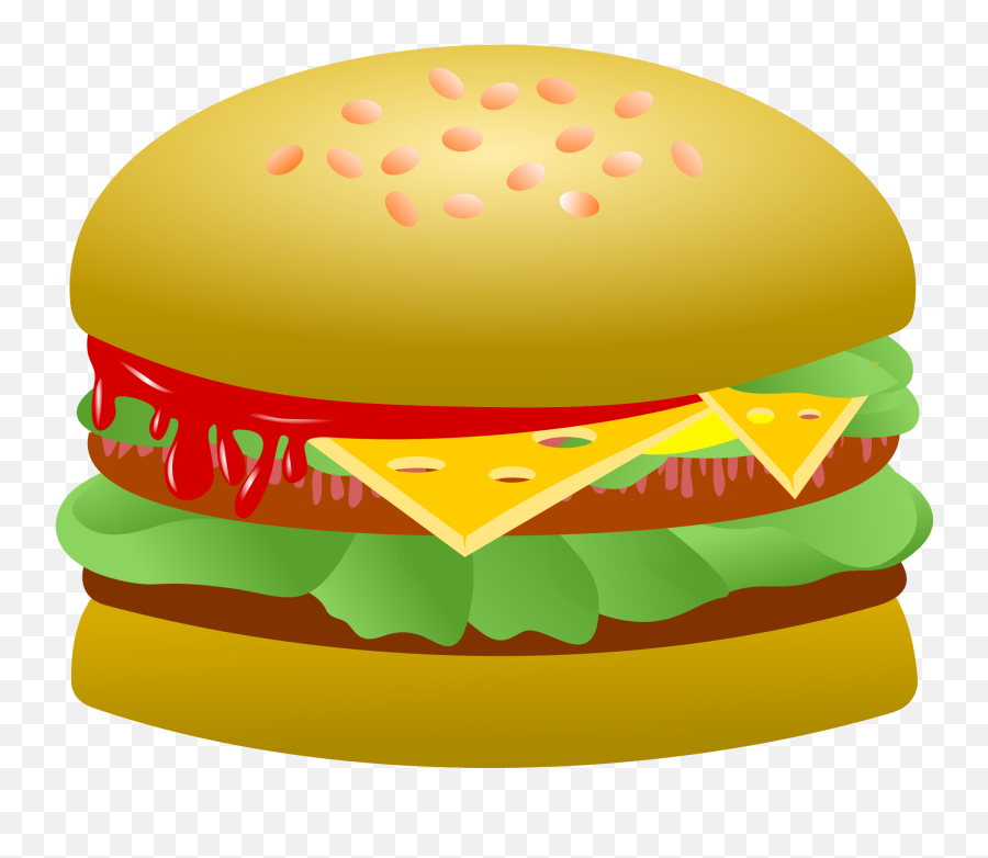 Hamburger Clipart Svg Hamburger Svg - Hamburger Emoji,Google Hamburger Emoji