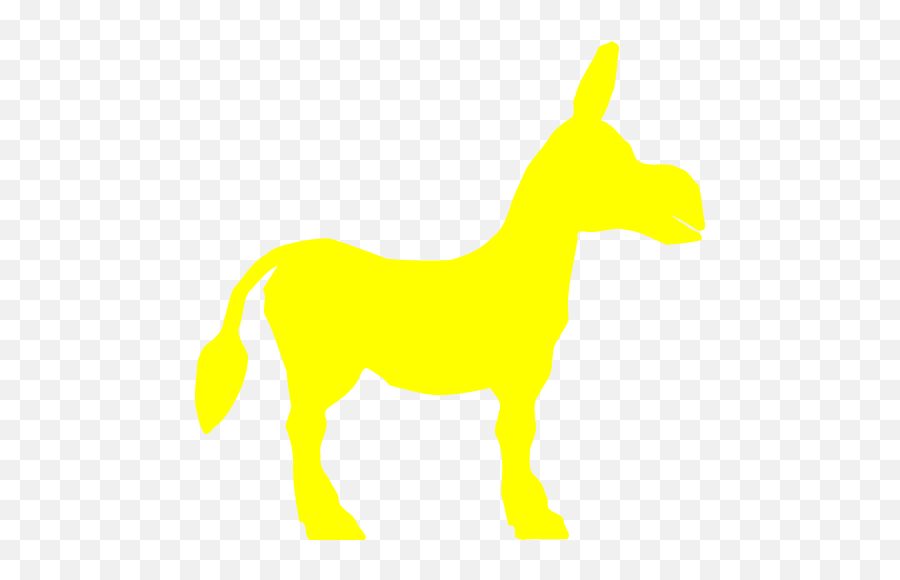 Yellow Donkey Icon - Animal Figure Emoji,Donkey Emoticon