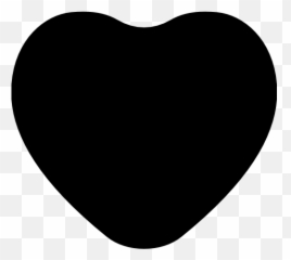 cute lovely romantic romance Silhouette shapes Hearts icon - Coração Png Preto Emoji
