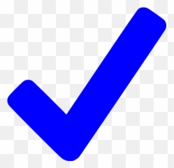 Blue Checkmark Icon - Mark Png Emoji