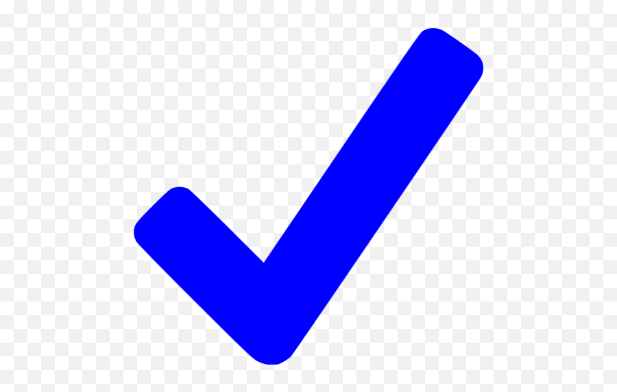 Blue Checkmark Icon - Blue Check Mark Png Emoji,Verified Emoji