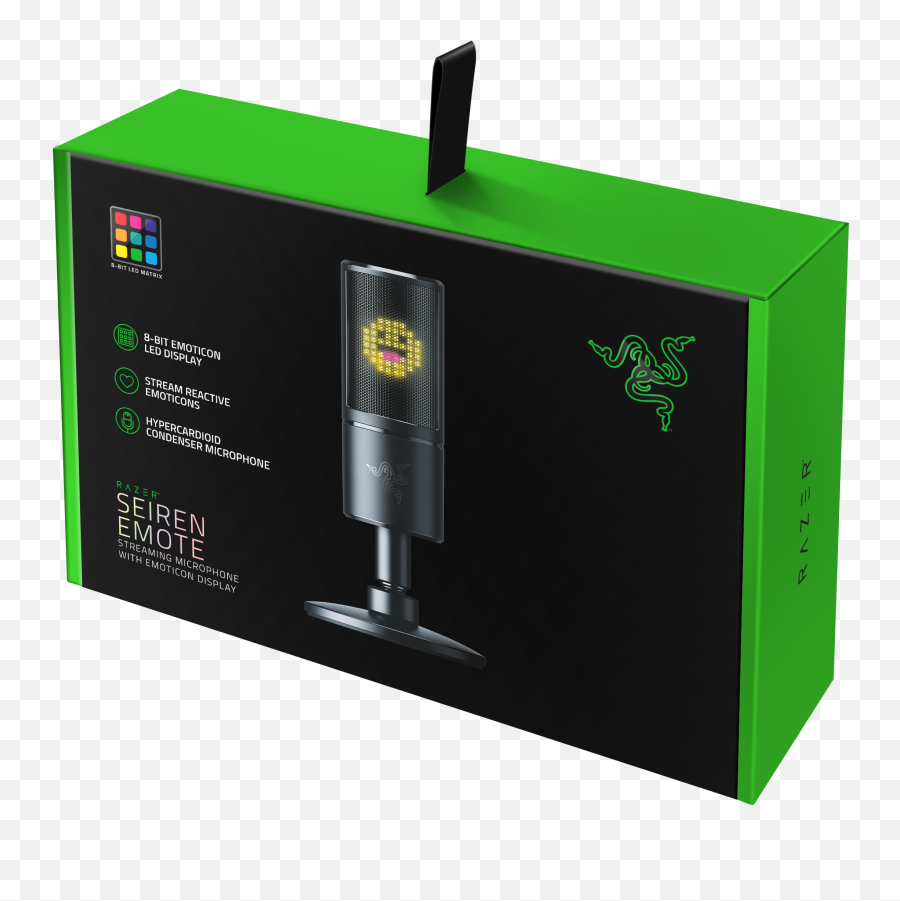 Razer Seiren Emote - Razer Seiren Emote Microphone Box Emoji,Minecraft Emoticons