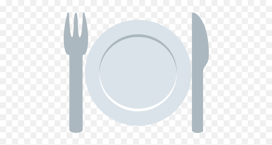 Fork And Knife With Plate Emoji For Facebook Email Sms - Plate,Plate Emoji
